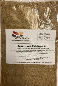 Leberwurst Thüringer Art Gewürzmischung - ab 100gr - 1Kg Gewürzzubereitung